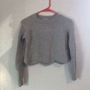 Aritzia Wilfred gray Sardou sweater